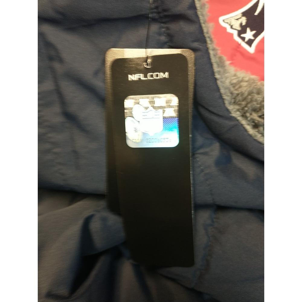 NFL Team Apparel New England Patriots Reversible Puffer Sherpa Vest Womens 4XL - Picture 12 of 13